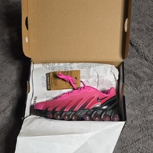 Nike Pink and Black Running Shoes